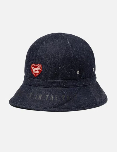Human Made Denim Hat In Black