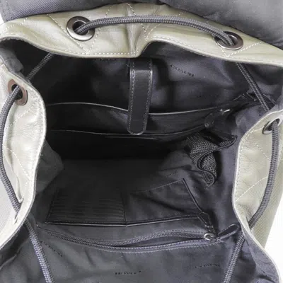 Pre-owned Coach Khaki Canvas Backpack () In Brown