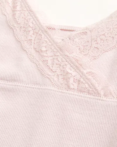 Hollister Wrap Lace Trim Layering Cami In Pink