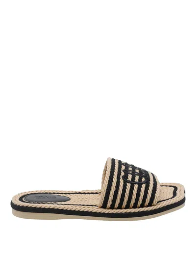 Chloé Sandals 19a With Shaped Straps In White Leather For Women In Neutral