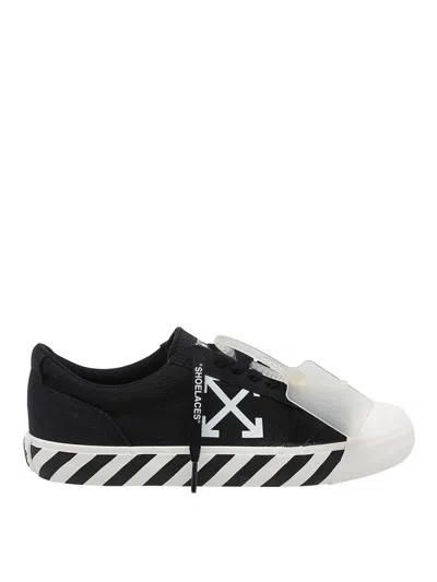 Off-white Stylish Sneaker With Unique Undercut Design In Black
