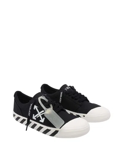 Off-white Stylish Sneaker With Unique Undercut Design In Black