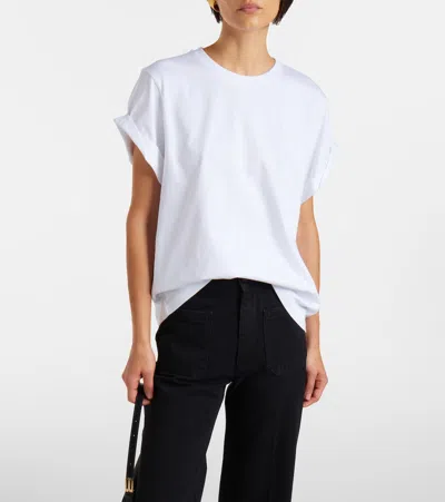 Victoria Beckham Tilly Cotton Jersey T-shirt In White