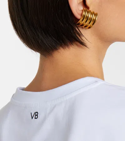 Victoria Beckham Tilly Cotton Jersey T-shirt In White