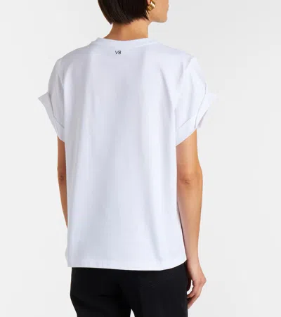 Victoria Beckham Tilly Cotton Jersey T-shirt In White