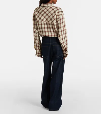 Frame The Off Duty Drawstring Bow Jeans In Blue