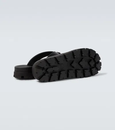 Prada Soft Cage Thong Sandals Rubber Sole In Multi