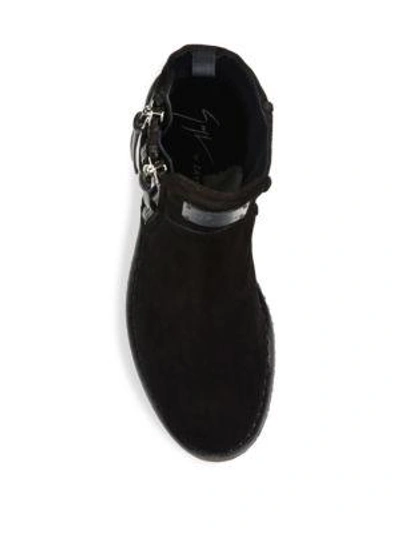 Shop Giuseppe Zanotti Giuseppe X Zayn Zigi Double Zip Boots In Black