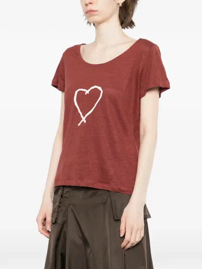 Agnès B. Jersey T-shirt In Red