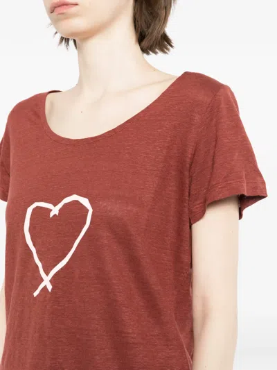 Agnès B. Jersey T-shirt In Red