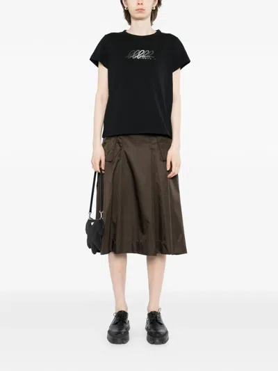 Agnès B. Logo-print Cotton T-shirt In Multi