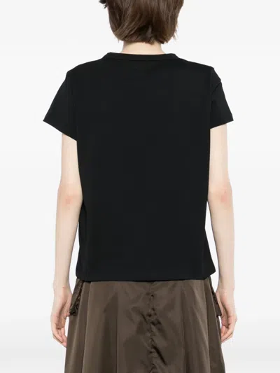 Agnès B. Logo-print Cotton T-shirt In Multi