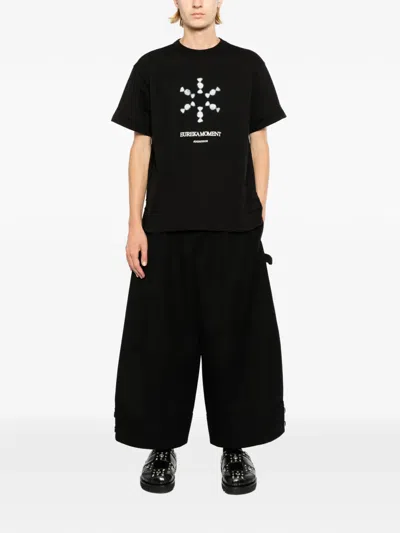 Ader Error Graphic-print Slashed T-shirt In Multi