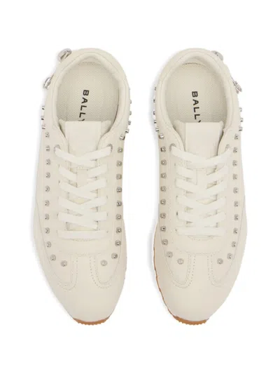 Bally Quarry Stud-embellished Sneakers In Multi