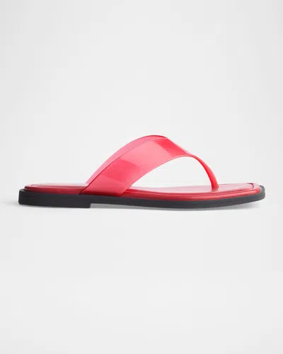 Rag & Bone Gracie Jelly Flat Thong Sandals In Multi