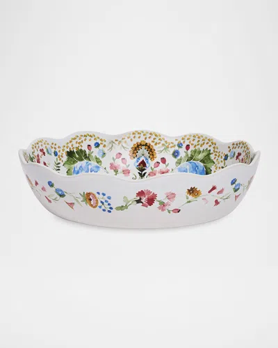 Juliska Sofia Scalloped Serving Bowl In White