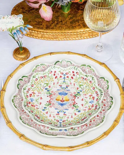 Juliska Sofia Dessert/salad Plate In Multi