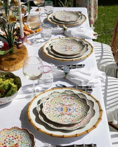 Juliska Sofia Dessert/salad Plate In Multi