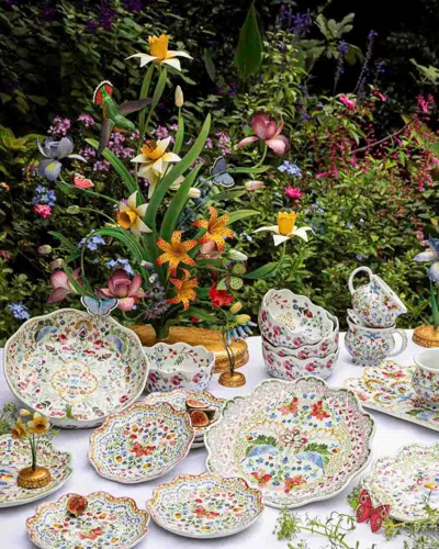 Juliska Sofia Dessert/salad Plate In Multi