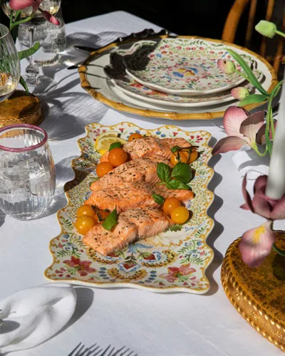 Juliska Sofia Rectangular Serving Platter In Multi