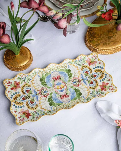 Juliska Sofia Rectangular Serving Platter In Multi