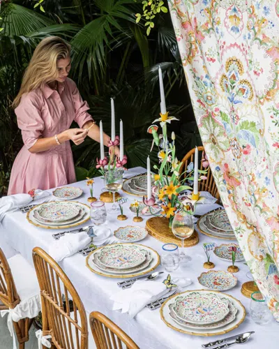 Juliska Sofia Dinner Plate In Multi
