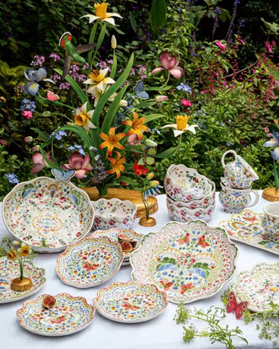 Juliska Sofia Dinner Plate In Multi
