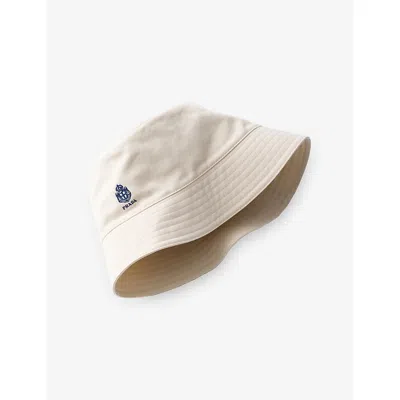 Prada Mens Neutral Old Gabardine Cotton Bucket Hat In Neutral