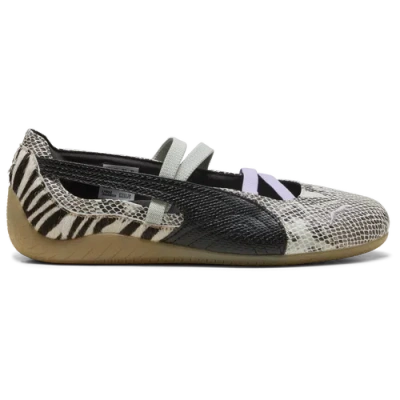 Puma Speedcat Ballet Snakeskin-effect Zebra-print Sneakers In Multi