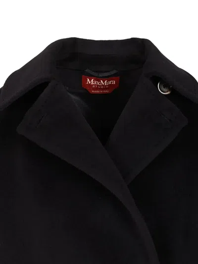 Max Mara Ariano Double-breasted Coat In Multi