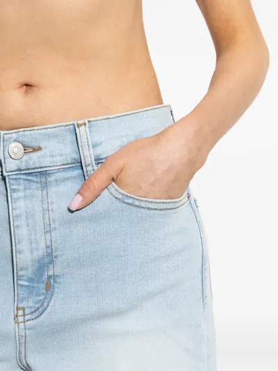 Frame Raw-cut Flared Jeans In Multi