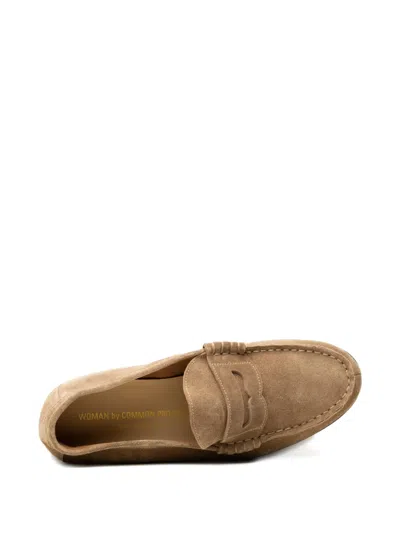 Common Projects Suede Penny Loafers In Multi