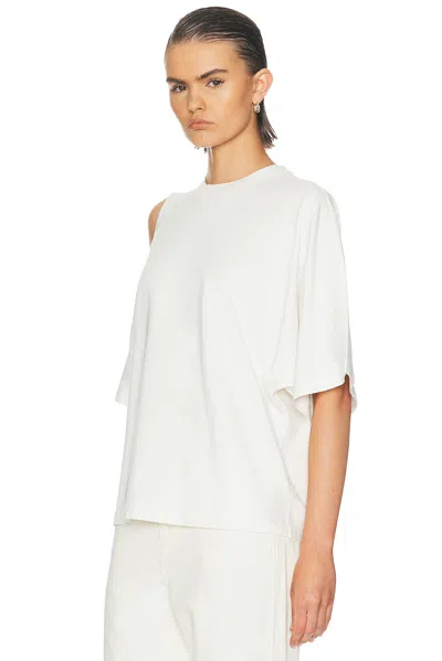 Agolde Shoulder Cut Out T-shirt In Multi