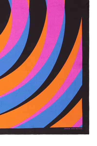 Dries Van Noten Fold Scarf In Multi