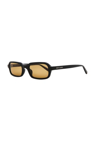 Saint Laurent Fast Track Rectangular Sunglasses In Multi