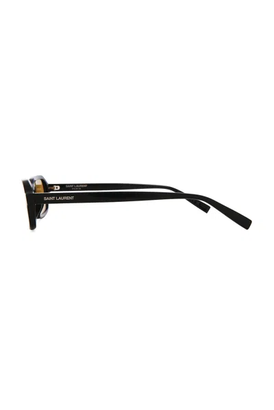 Saint Laurent Fast Track Rectangular Sunglasses In Multi