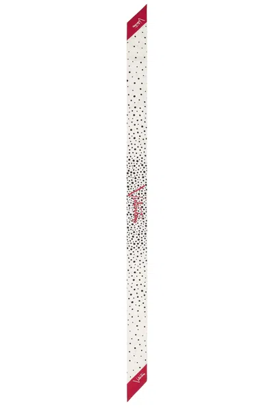 Valentino Scarf Bandeau Little Stars Starry In Silk In White