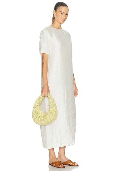Khaite Olivia Medium Raffia Hobo In Yellow