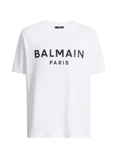 Balmain Paris Print In White