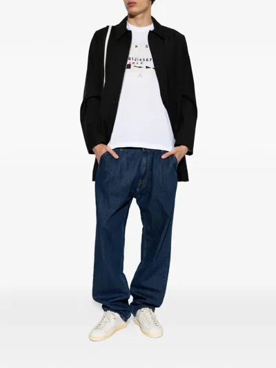 Paul Smith Single-breasted Wool Coat In Black