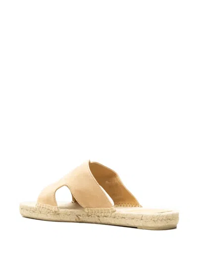 Castaã±er Cut-out Flat Espadrilles In Multi