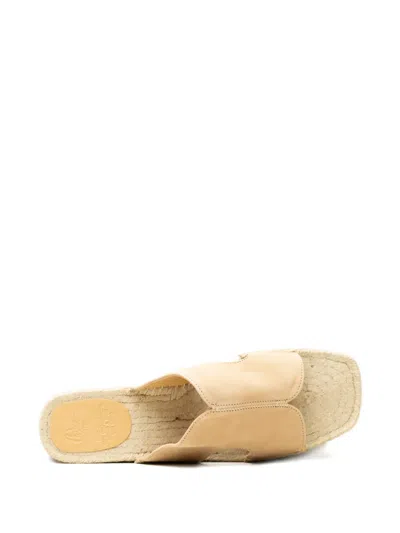 Castaã±er Cut-out Flat Espadrilles In Multi
