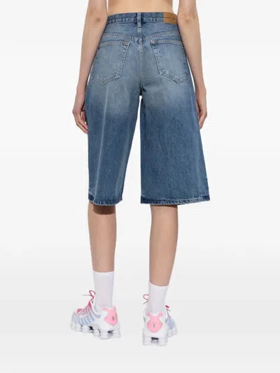 Samsoe & Samsoe Saveyra Patch-pocket Shorts In Blue