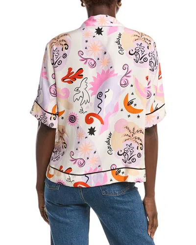 Maje Silk Shirt In Multi