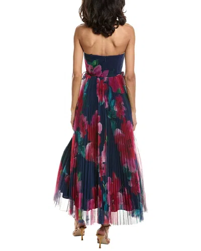 Hutch Floral Print Pleat A-line Dress In Multi
