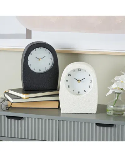Peyton Lane Set Of 2 Tabletop Clocks In Multi