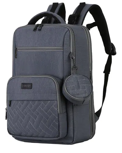 Dukap Mom-pro Expandable Diaper Backpack In Gray