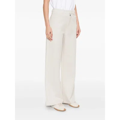 Max Mara Multi-pocket Casual Pants In White