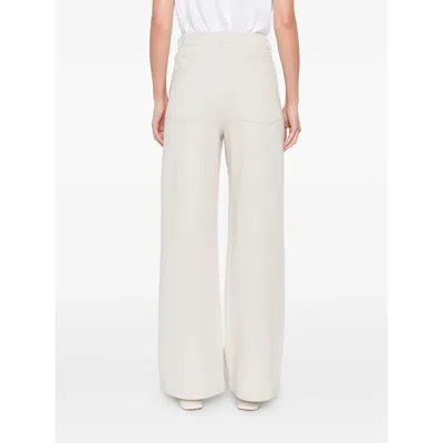 Max Mara Multi-pocket Casual Pants In White