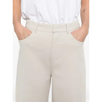 Max Mara Multi-pocket Casual Pants In White
